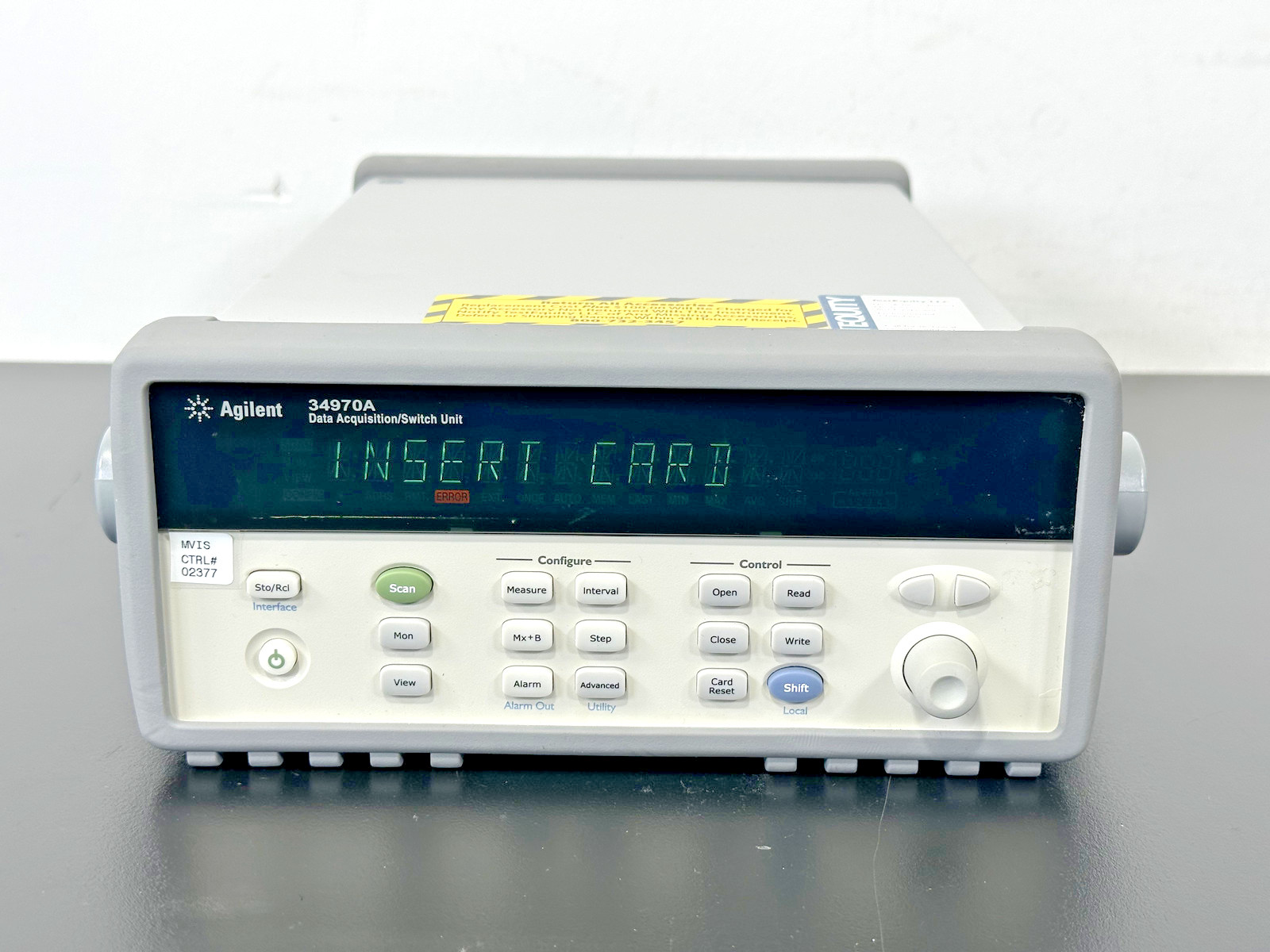 Agilent 34970A Data Acquisition Unit | Working