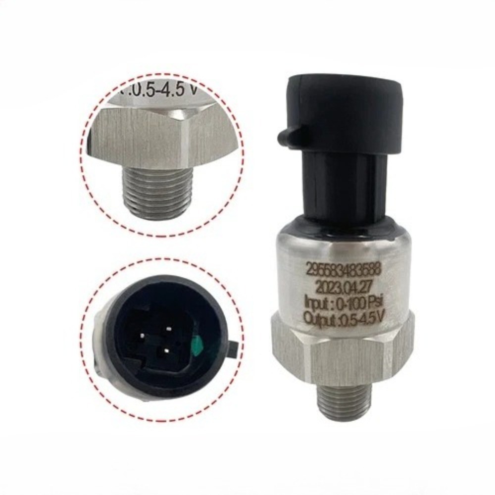 Stainless Pressure Transducer 100/150/200/300/500 PSI For Fuel Oil AIR Sensor Stainless Pressure Transducer 100/150/200/300/500 PSI For Fuel Oil AIR Sensor