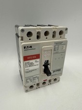 Eaton HFD3100BP10 Circuit Breaker 100A 3P 600V HFD 65k 100 Amp 3 Pole picture
