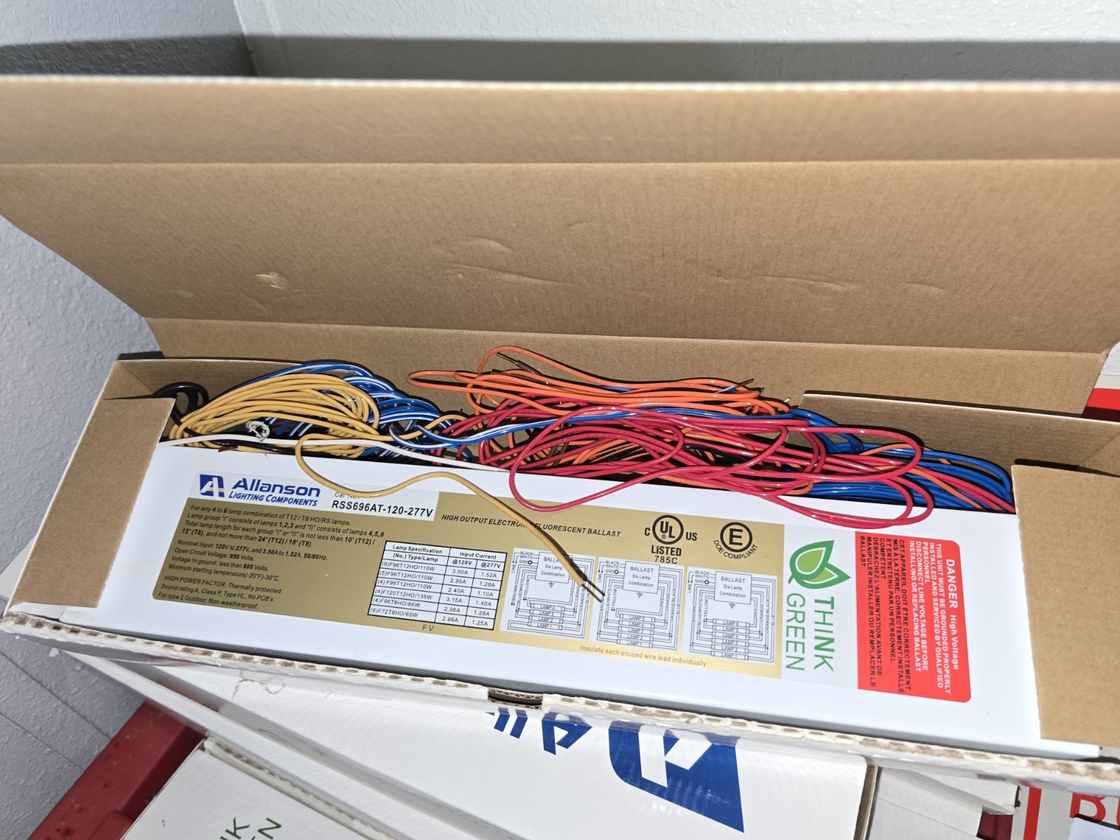 Allanson Electronic Sign Ballast RSS696AT-120-277V Allanson Electronic Sign Ballast RSS696AT-120-277V