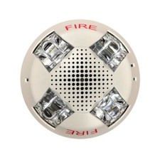 Kidde EGCAVWF Genesis LED EGC Ceiling Horn Strobe, 15-115 cd, White, FIRE picture