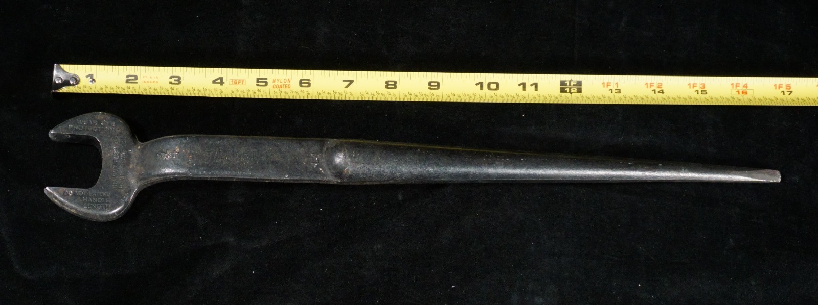 Vintage Wright Spud Wrench 3/4 Ironworkers Tool (B5) Vintage Wright Spud Wrench 3/4 Ironworkers Tool (B5)