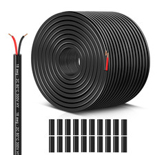 18 Gauge 2 Conductor PVC Wire 100FT 18/2 Low Voltage Copper Cable Outdoor picture