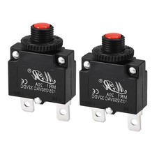 2Pcs 20A 125/250V AC 32V Thermal Circuit Breakers Overload Protector Switch picture