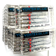 20pk 25mm .04 Asst Vortex Blue Rotary Files Dentsply Tulsa Dental Root 15-40  picture