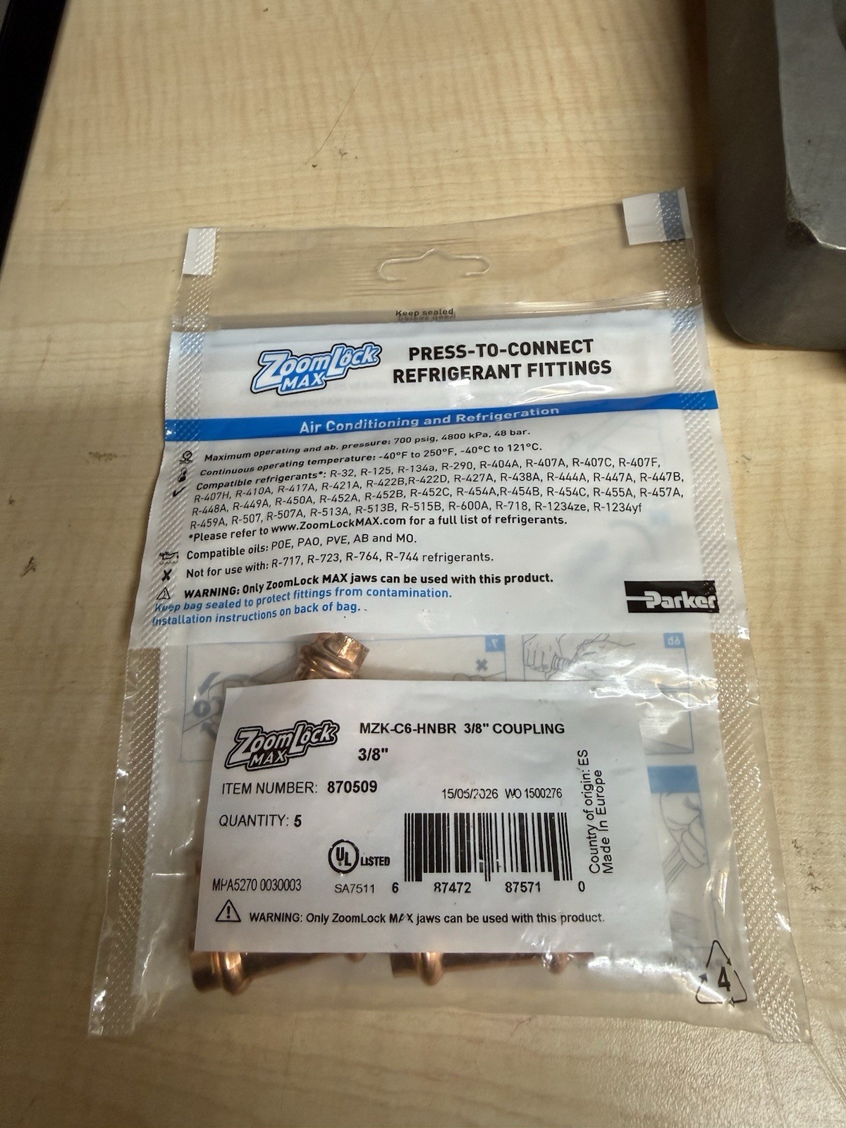 BRAND NEW Parker ZoomLock Max 3/8 BRAND NEW Parker ZoomLock Max 3/8