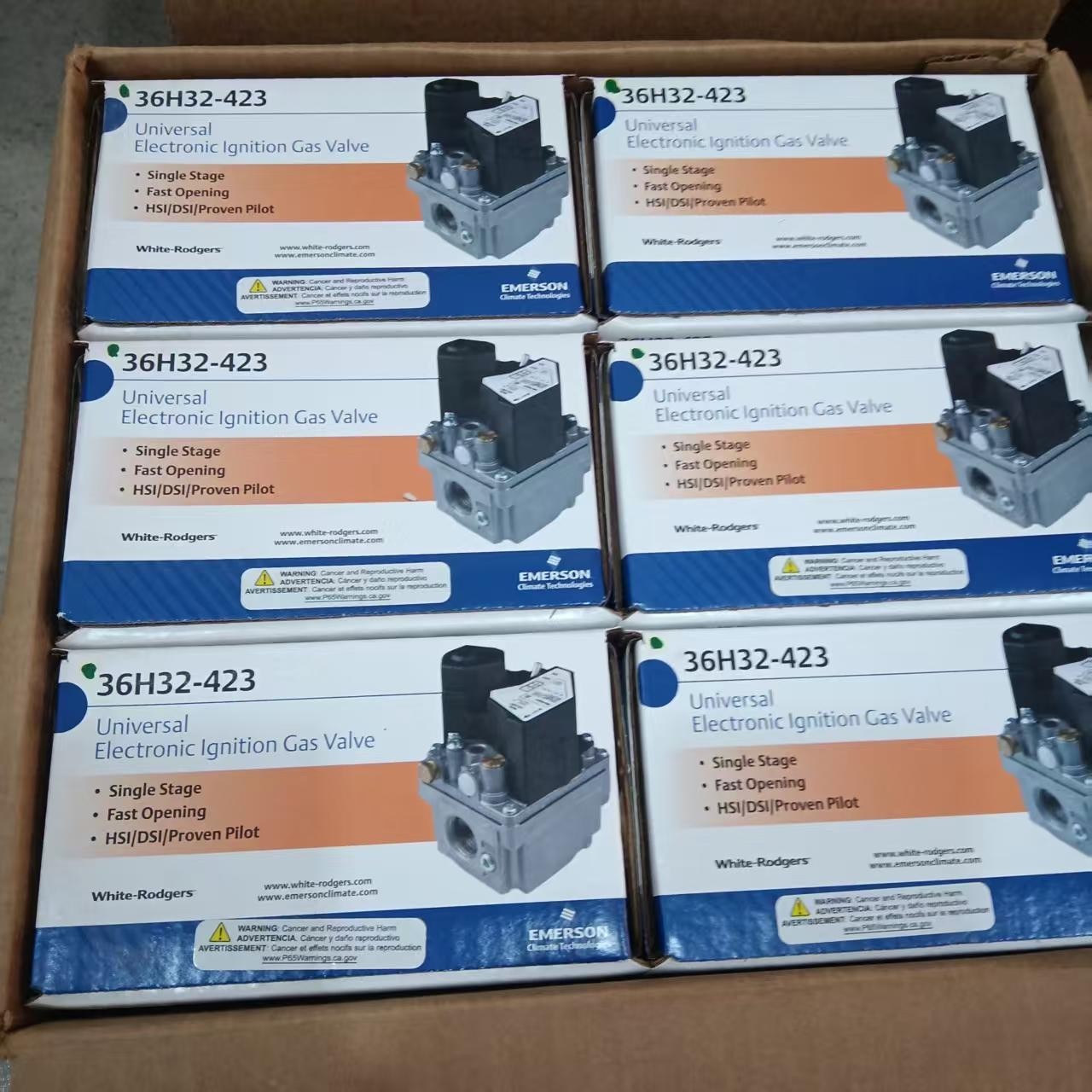 New White-Rodgers 36H32-423 Furnace Gas Valve 24V Ships in 72H New White-Rodgers 36H32-423 Furnace Gas Valve 24V Ships in 72H