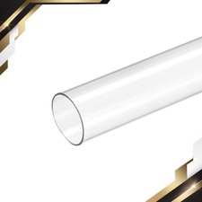 Plastic Pipe Rigid Round Tube Clear 1