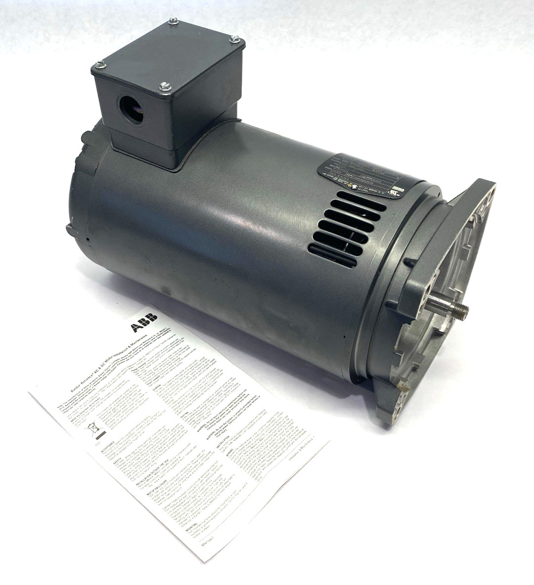 Baldor Reliance 51302-11 SuperE Motor 3-Phase 2HP 3465rpm 230/460V 35E6221L739G1 Baldor Reliance 51302-11 SuperE Motor 3-Phase 2HP 3465rpm 230/460V 35E6221L739G1