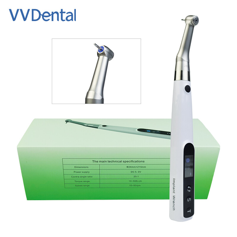 Dental Wireless Implant Electric Torque Wrench Handpiece Tool 360° Rotate Driver Dental Wireless Implant Electric Torque Wrench Handpiece Tool 360° Rotate Driver