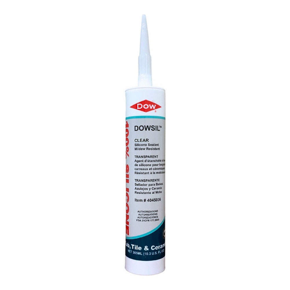 DOWSIL 4045039 Silicone Sealant,White,Tub/Tile/Ceramic 53DD17