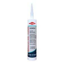 DOWSIL 4045039 Silicone Sealant,White,Tub/Tile/Ceramic 53DD17 picture