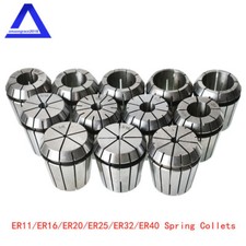 ER11/ER16/ER20/ER25/ER32/ER40 Spring Collet Set For CNC Milling Lathe Machine picture