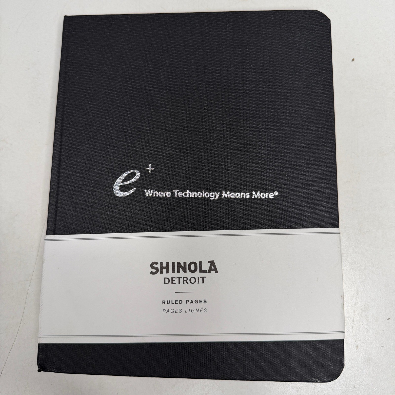 Shinola Notebook Unisex Large Jet Black Ruled Linen Hardcover S0710010921 Shinola Notebook Unisex Large Jet Black Ruled Linen Hardcover S0710010921