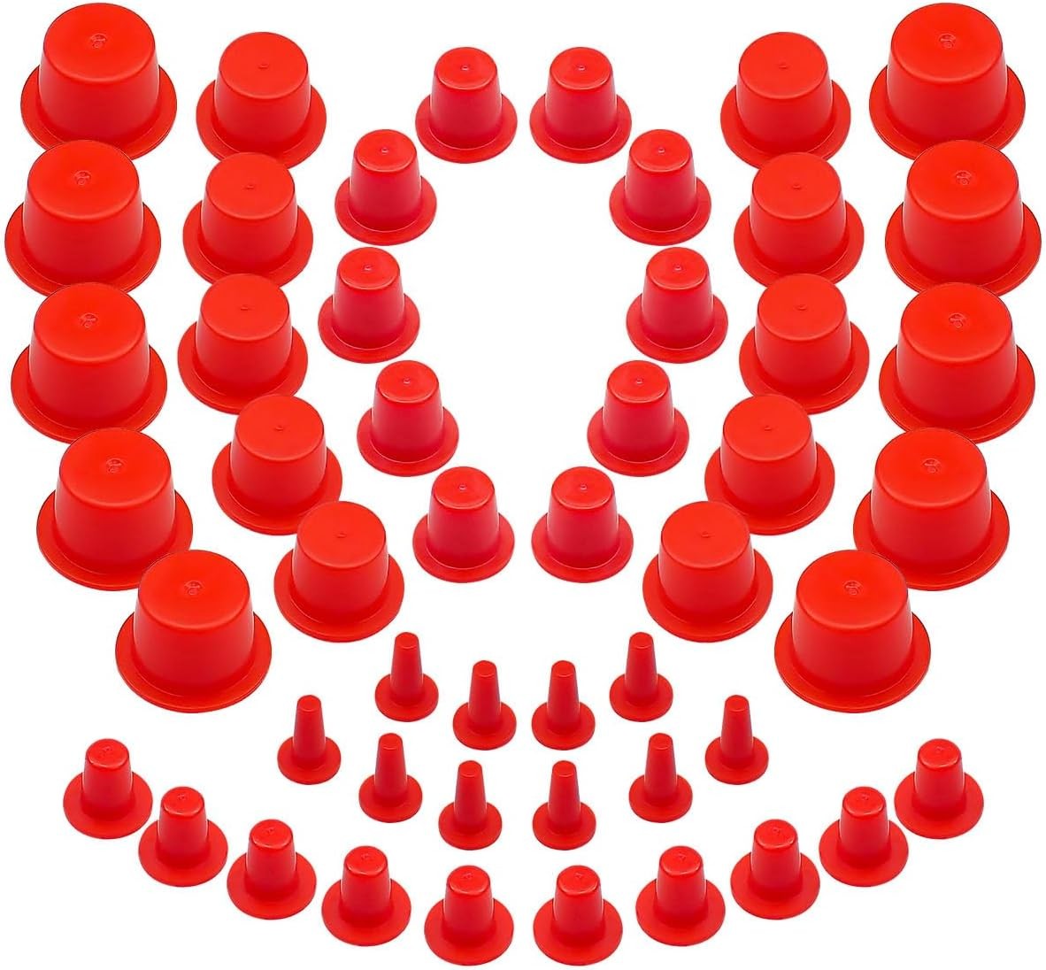 50 Pcs Automotive Cap Plug Kit 0.11-0.53 in Fit for AutoLine Pro Autool 50 Pcs Automotive Cap Plug Kit 0.11-0.53 in Fit for AutoLine Pro Autool