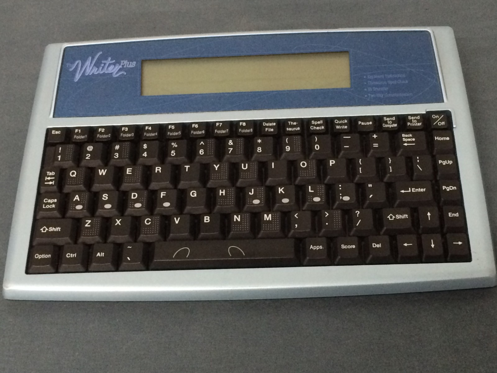 The Writer Plus Portable Keyboard And Word Processor Thesaurus Spell Check The Writer Plus Portable Keyboard And Word Processor Thesaurus Spell Check