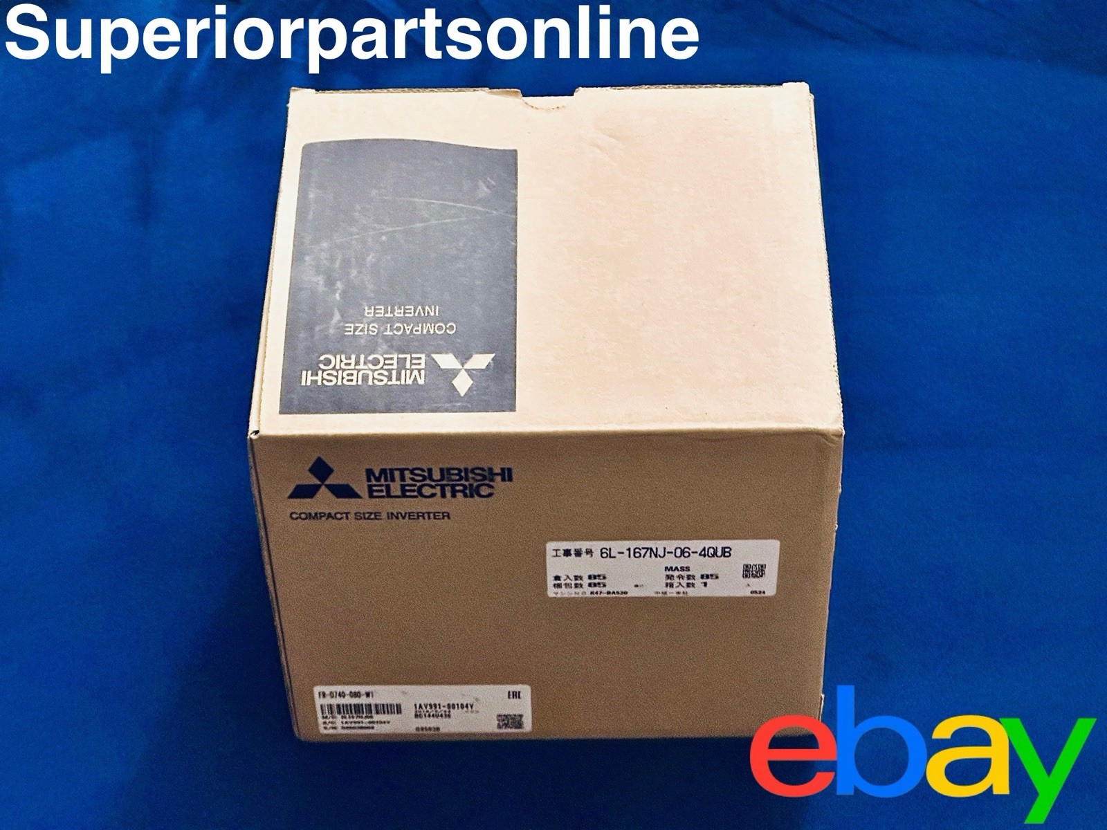 *NEW* Mitsubishi Electric FR-D740-080-W1 Variable Frequency Drive 3.75kW 5HP