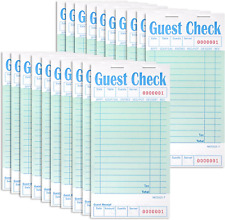 Guest Check Books for Servers (Pack of 20), Server Note Pads, Waiter Notepad Rec picture