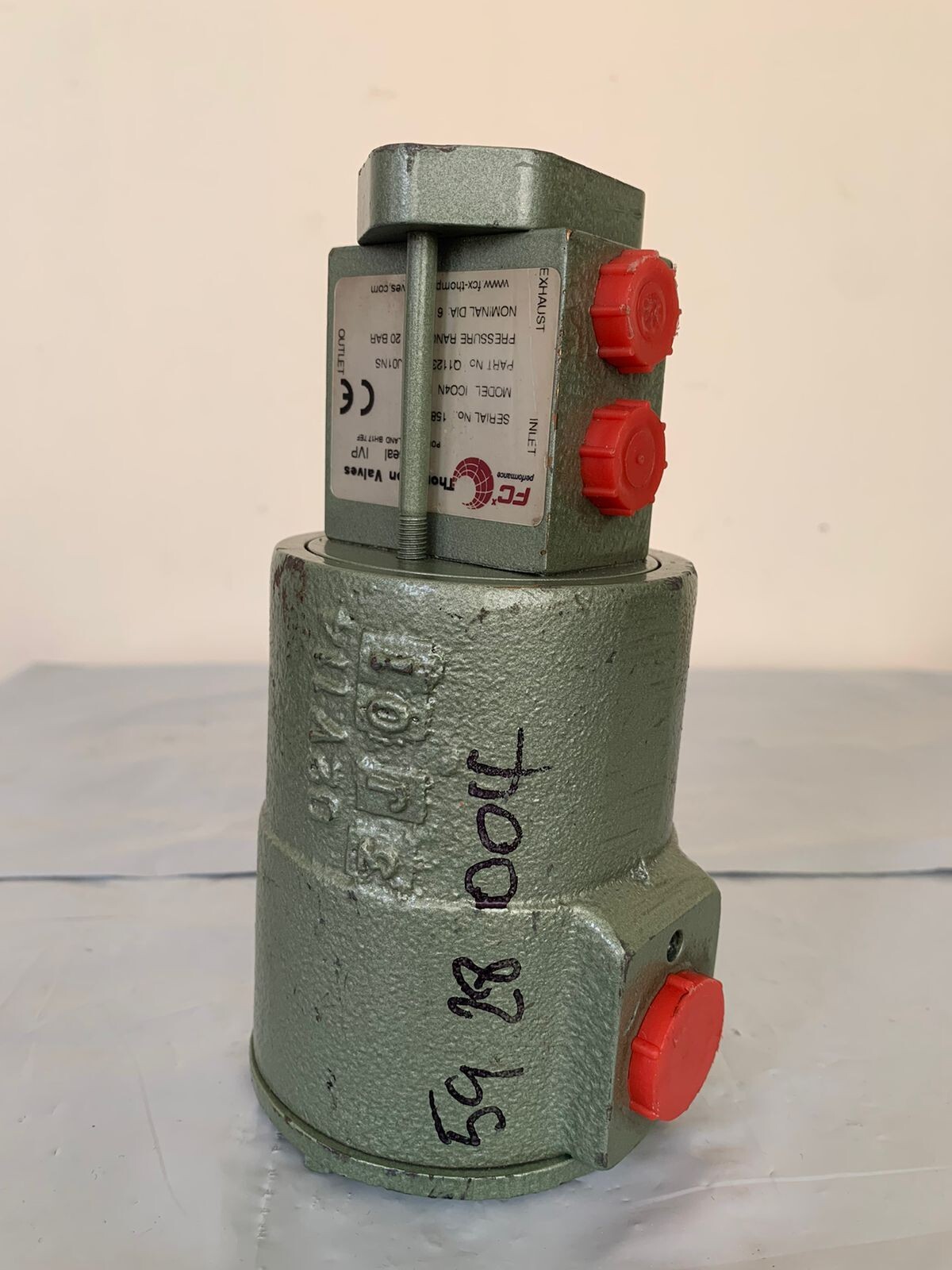 FCX Thompson Valves / Maxseal Solenoid Operated Valve / ICO4N / 0-20bar FCX Thompson Valves / Maxseal Solenoid Operated Valve / ICO4N / 0-20bar