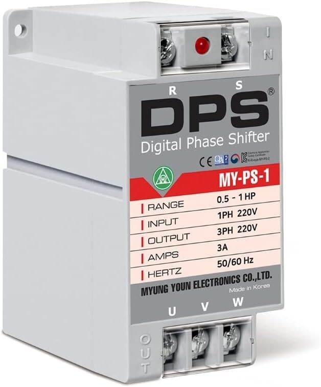 Myung Youn Electronics Single Phase to 3 Converter, My-PS-1 Model,... Myung Youn Electronics Single Phase to 3 Converter, My-PS-1 Model,...