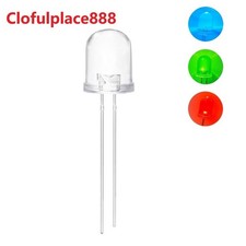 1000pcs 10mm RGB Fast Flash Rainbow Multi Color Red Green Blue LED picture