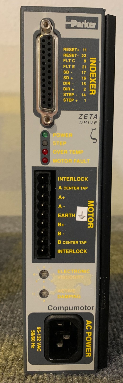 Parker ZETA4 Microstepper Drive Compumotor 87-014030-02A Parker ZETA4 Microstepper Drive Compumotor 87-014030-02A