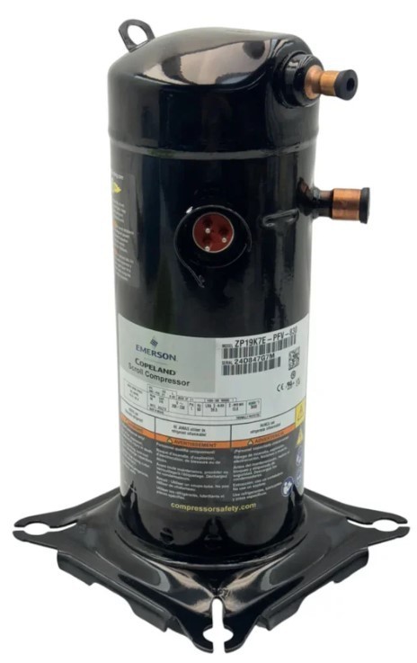 Emerson Copeland Scroll ZP19K7E-PFV-830 Compressor 208-230V 1PH 60Hz 19000 BTU Emerson Copeland Scroll ZP19K7E-PFV-830 Compressor 208-230V 1PH 60Hz 19000 BTU
