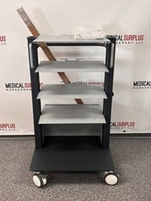ARTHREX DualWave UTILITY CART W/ IV POLE & STORAGE SHELVES.  NEW. picture