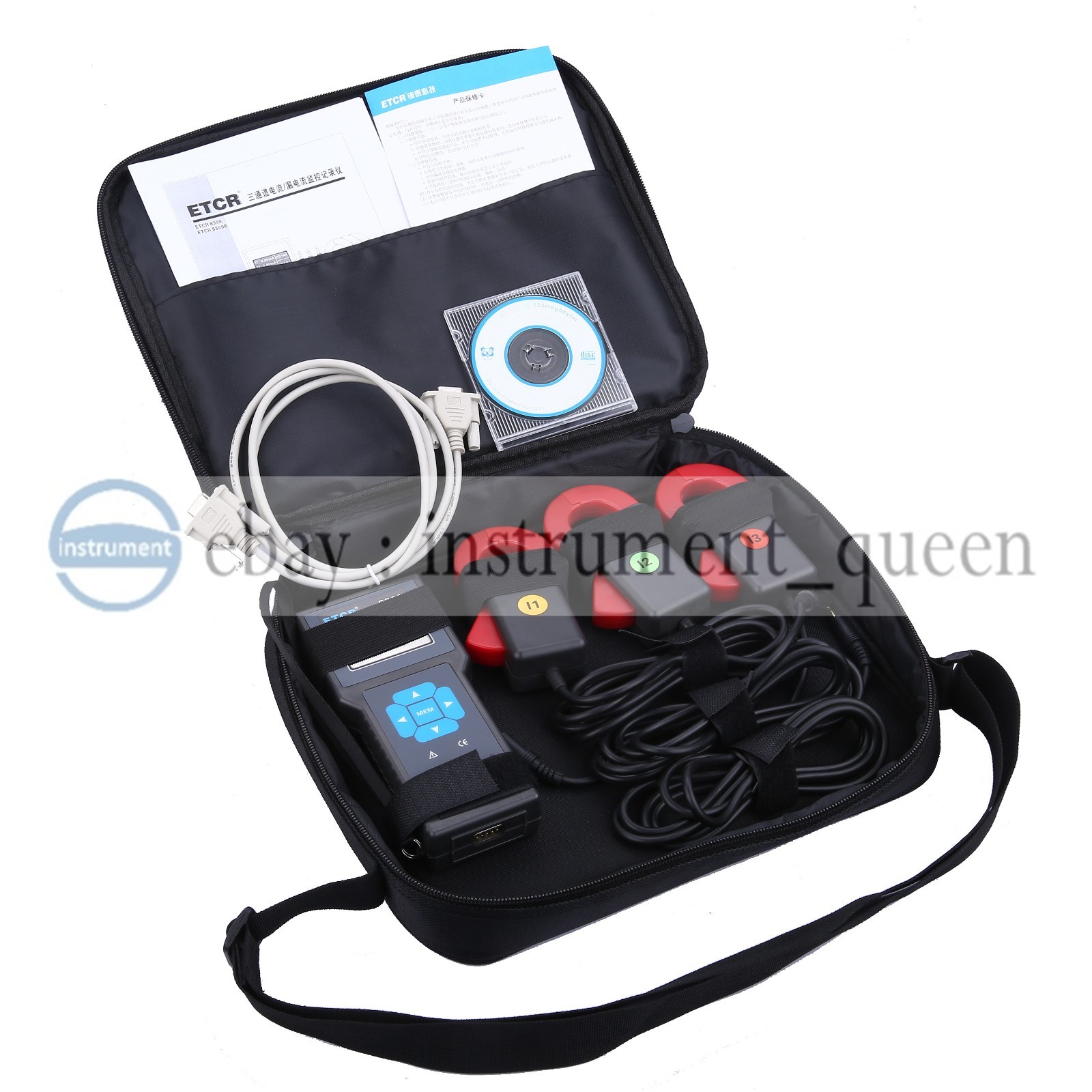 ETCR8300B Three-Channel Leakage/Current Monitoring Recorder 0.01mA-20A ETCR8300B Three-Channel Leakage/Current Monitoring Recorder 0.01mA-20A