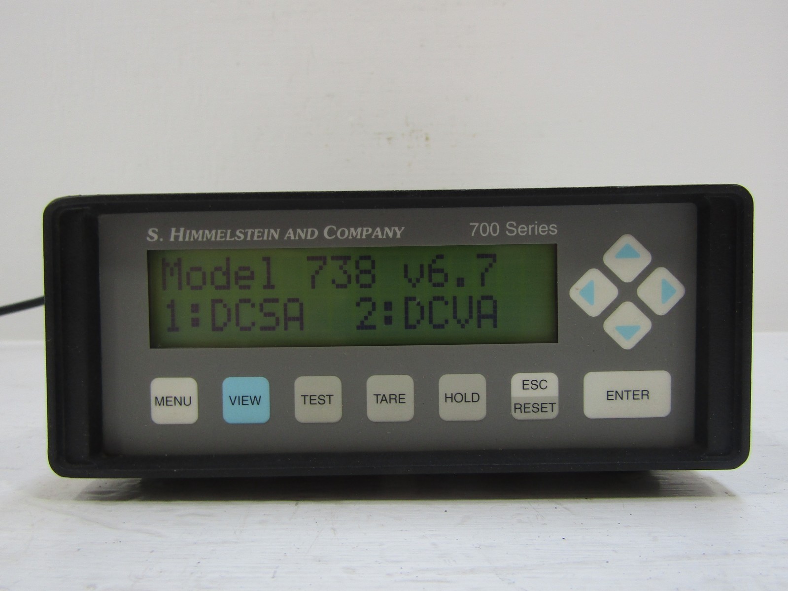 S. Himmelstein Model 738 700 Series Transducer Indicator and Signal Conditioner S. Himmelstein Model 738 700 Series Transducer Indicator and Signal Conditioner