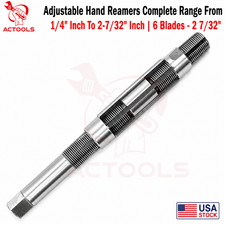 Adjustable Hand Reamers Complete Range From 1/4