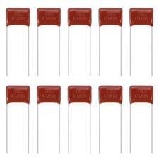 50pcs CBB22 Capacitor 630V 473J 0.047UF Metallized Polypropylene Film Capacitors picture