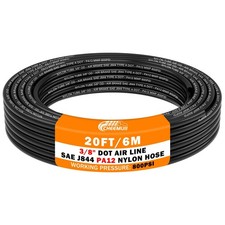 CheeMuii 3/8 Pneumatic Tubing 20 FT PA12 Nylon DOT Air 3/8