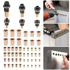 58 PCS Manual Rivet Nut Gun Kit For M3- M10 Threaded Insert Tool Automotive DIY picture