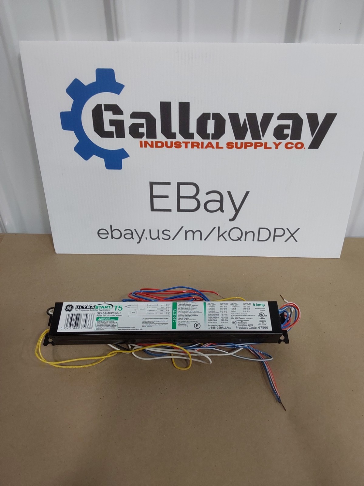 GE454MVPS90-F Electronic Ballast GE Lighting GE454MVPS90-F Electronic Ballast GE Lighting