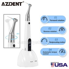 AZDENT Dental Wireless LED Endo Motor 16:1 Contra Angle with Apex Locator Set picture