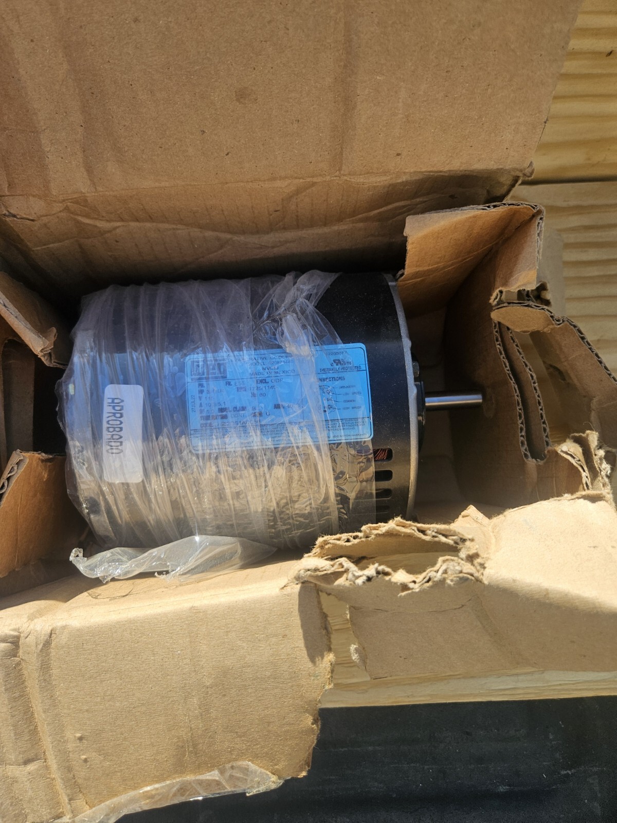 Weg 0.75/0.25 HP Single Phase Motor 12205077 HPO6/04PE56-115v 60hz