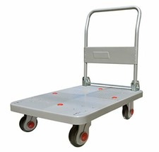 TruePower Ultra Silent Platform Truck PLA300DX 660LBS (Grey) picture