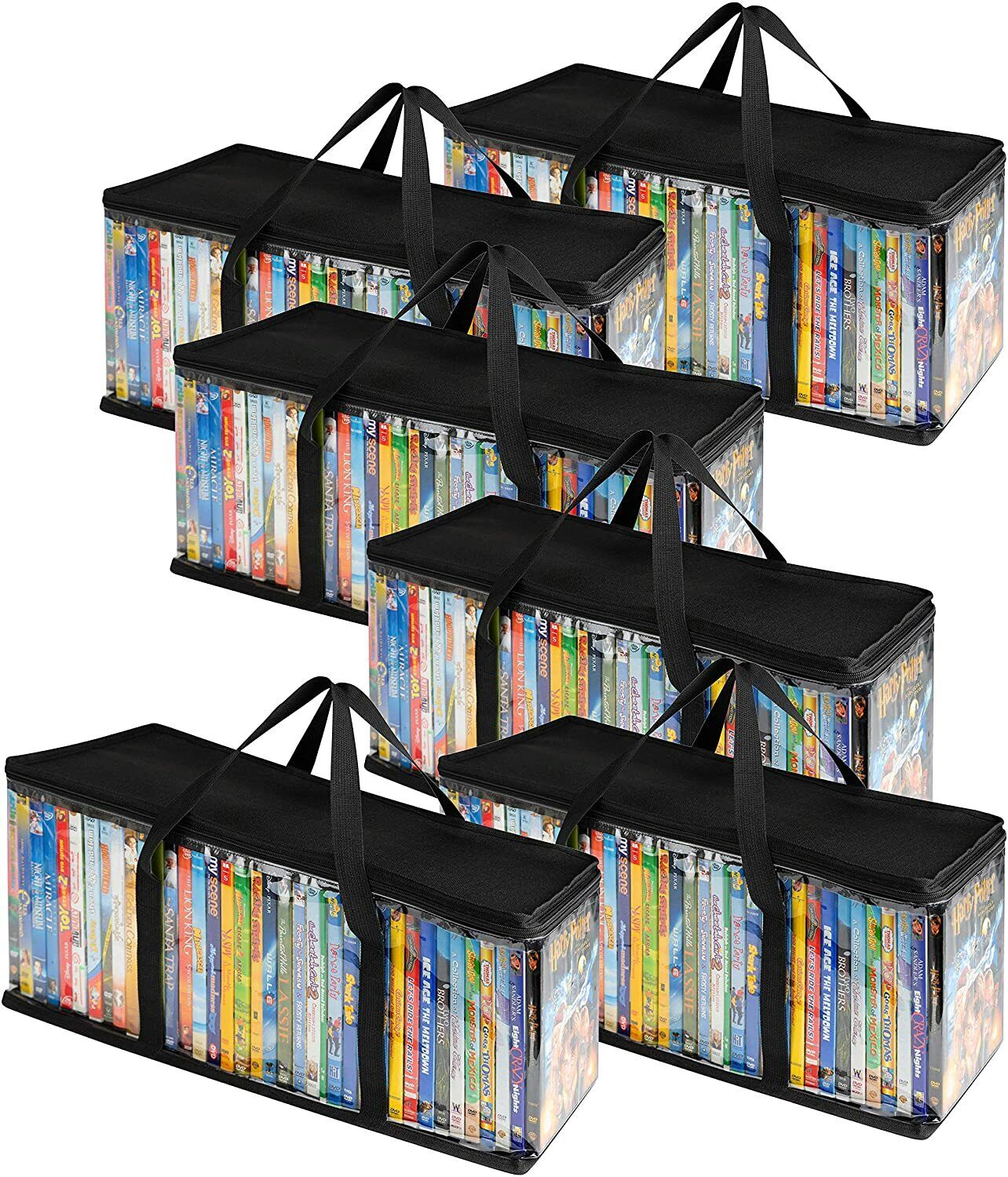 Stock Your Home DVD Storage Bags - 6 Count