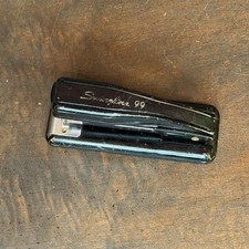 Vintage 1960s Swingline 99 Stapler Black Metal Made In USA 4.5 Inches Long WORKS picture