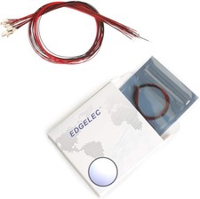 EDGELEC 20pcs Prewired 1206 White SMD LED Light Emitting Diode DC 3V Micro Li... picture