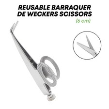 Barraquer De Wackers Scissors 7mm Angled Blade Surgical Ophthalmic Instruments picture