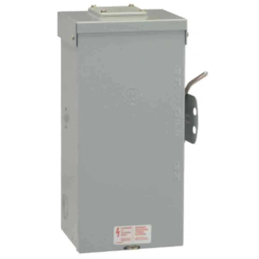 GE Emergency Power Transfer Switch 100/200-Amp 240-Volt 1-Phase Non-Fused Manual