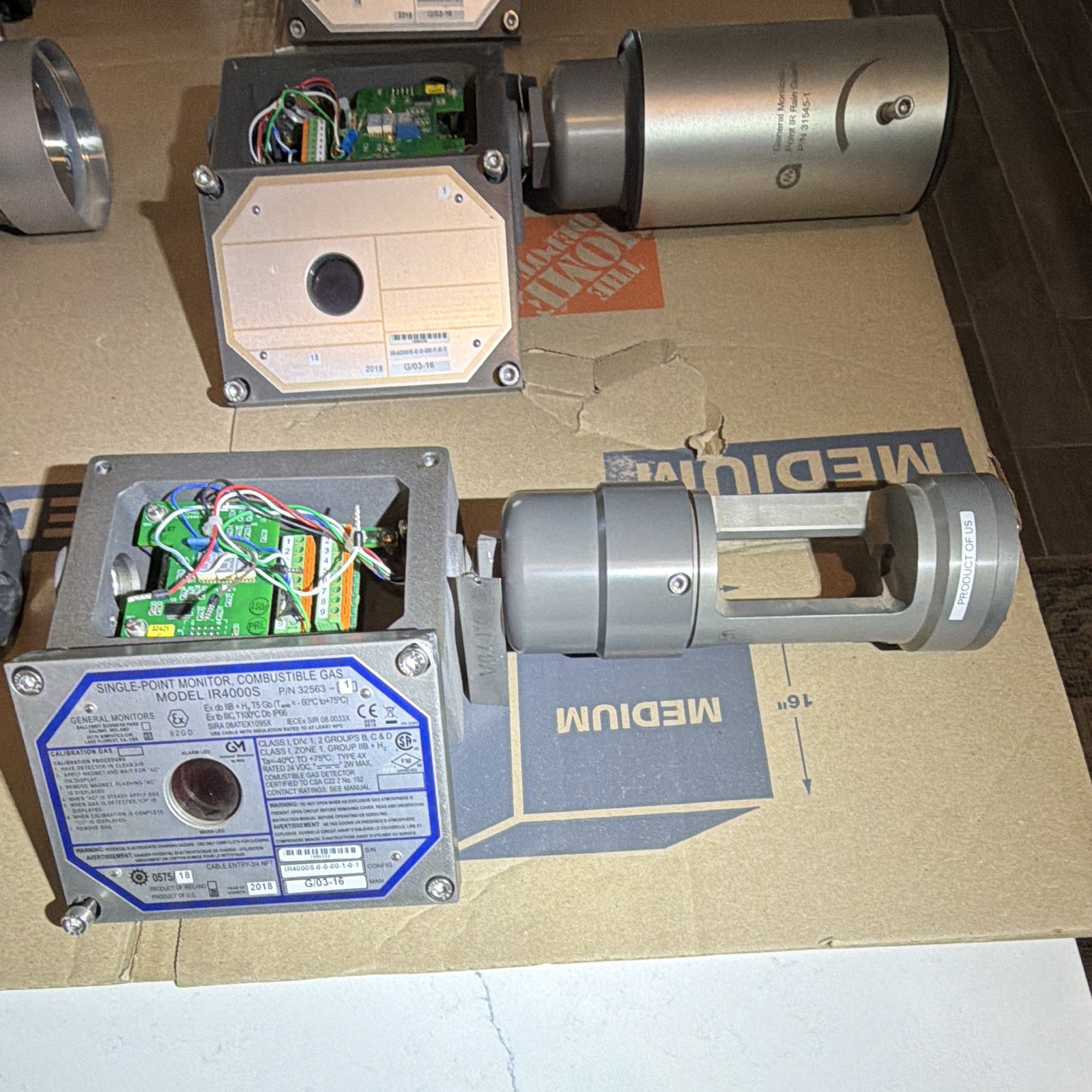 General Monitors IR4000S Combustible Gas Sensor General Monitors IR4000S Combustible Gas Sensor