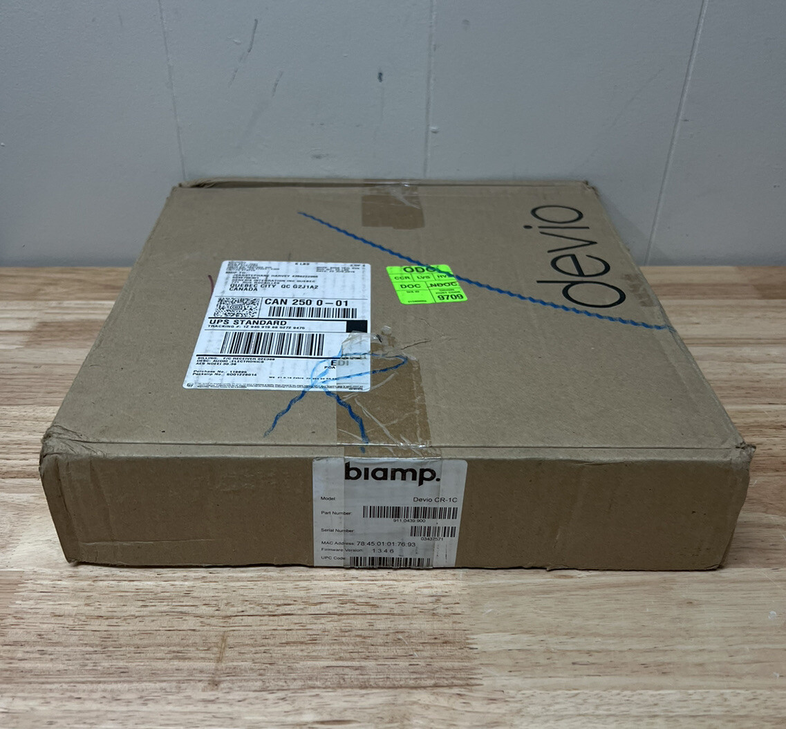 Biamp Devio CR-1C Conference Room System with CR-1 Hub KIT Biamp Devio CR-1C Conference Room System with CR-1 Hub KIT