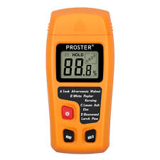 PROSTER Digital LCD Wood Moisture Meter Damp Detector Firewood Paper 0-99.9% picture