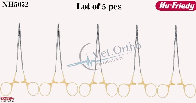 5X HU Friedy NH5052 Perma Sharp™ Needle Holder, Fine Swedish Pattern, 15cm (6\ 5X HU Friedy NH5052 Perma Sharp™ Needle Holder, Fine Swedish Pattern, 15cm (6\