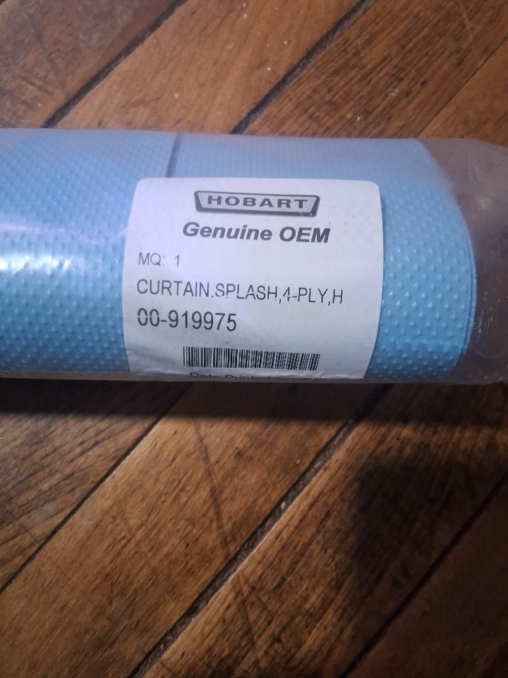 Hobart Genuine OEM Curtain, Splash, 4-PLY, H 00-919975 NEW Hobart Genuine OEM Curtain, Splash, 4-PLY, H 00-919975 NEW