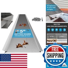Sukhavati Home 5'' Stainless Steel Micro-Mesh Gutter Guards Kit 48FT picture