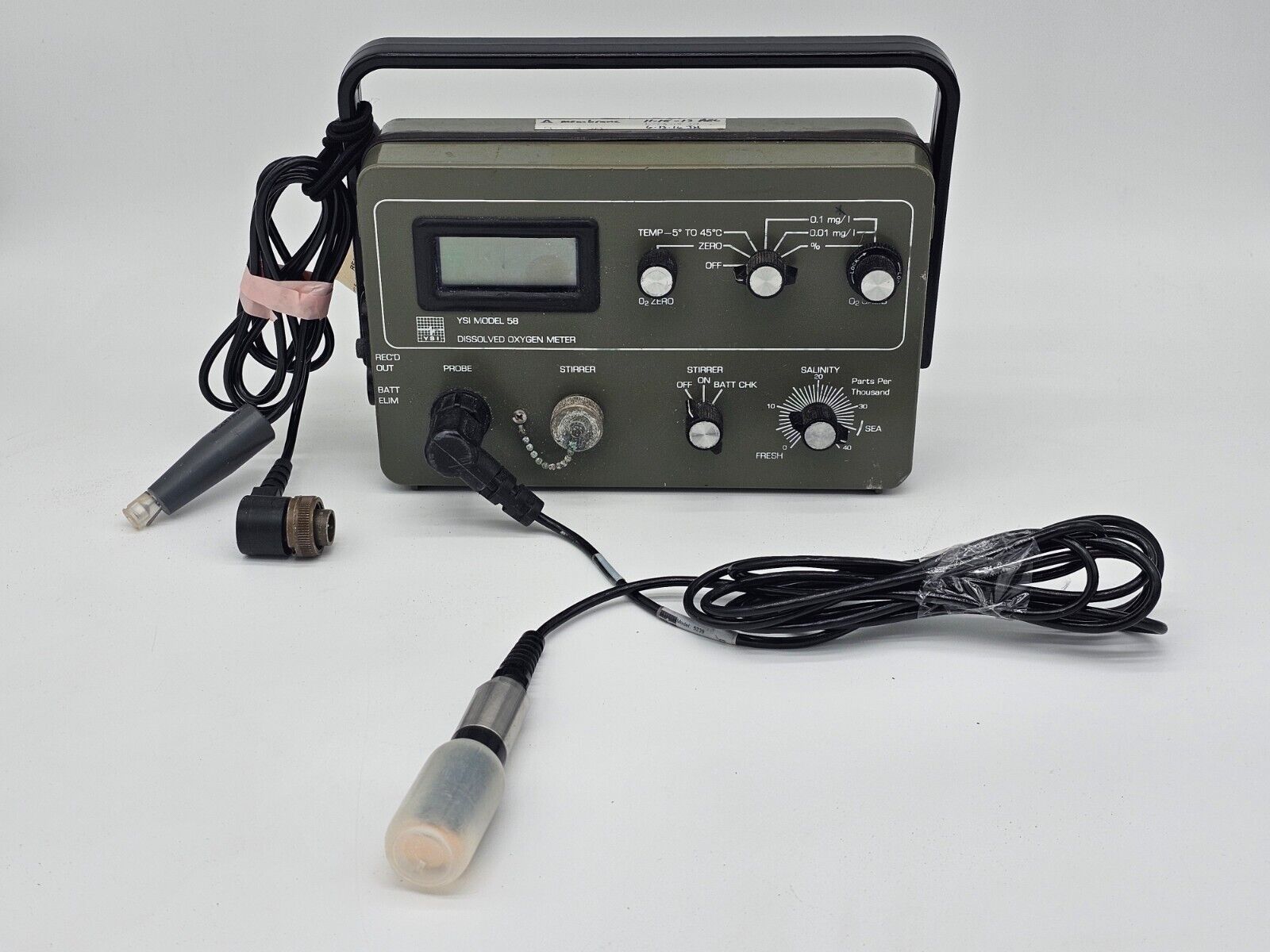 Vintage YSI MODEL 58 METER, not tested dissolved oxygen meter
